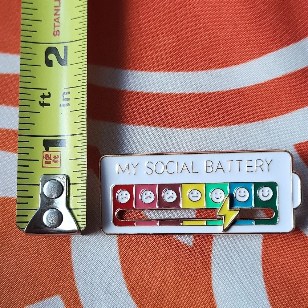 FOR @rlasica90 Bundle For Both Brand New My Social Battery Pin - Picture 7 of 7